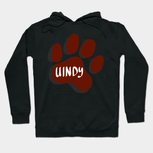 University of Indianapolis Greyhounds Paw Print Hoodie